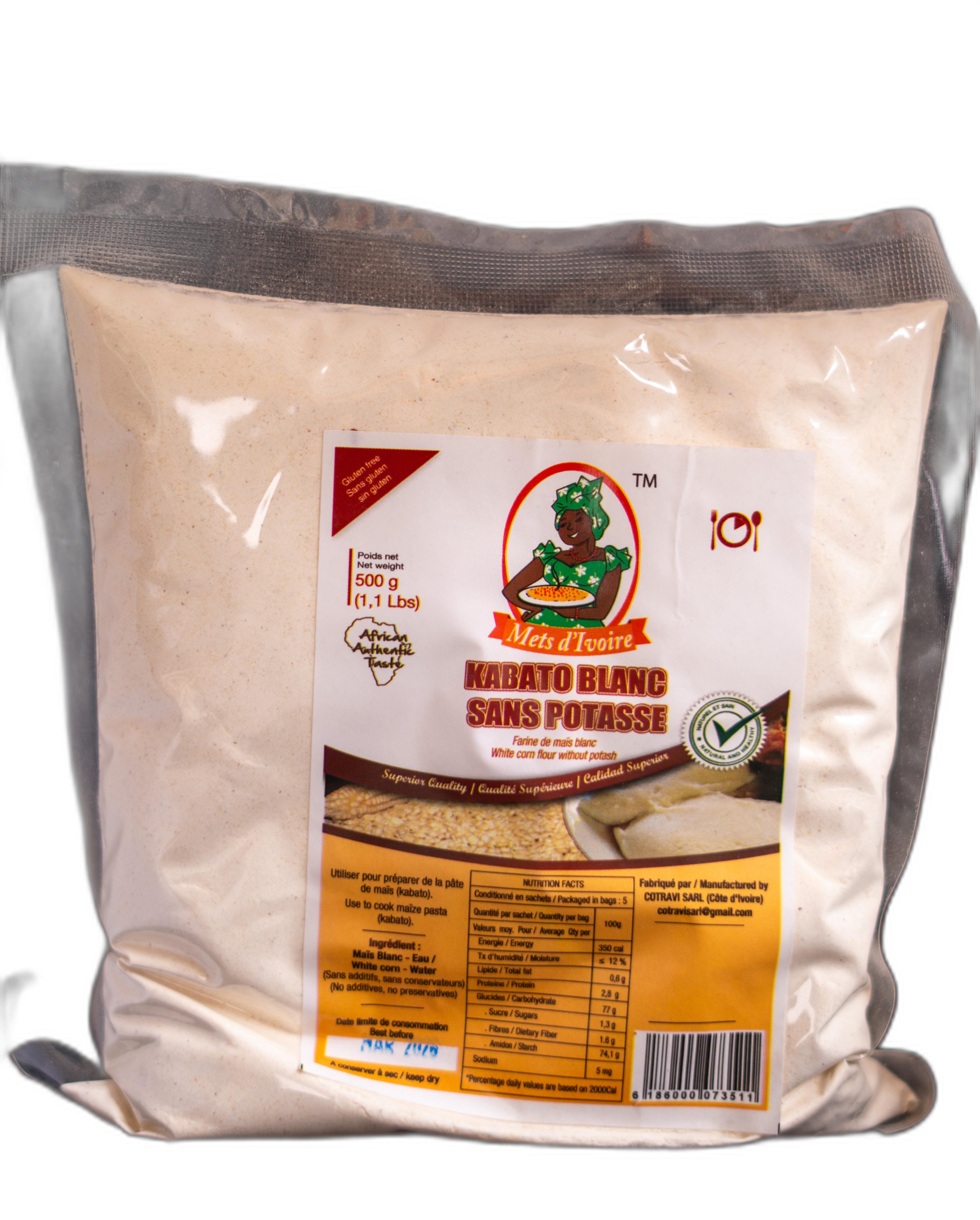 Kabato blanc sans potasse COT 500g
