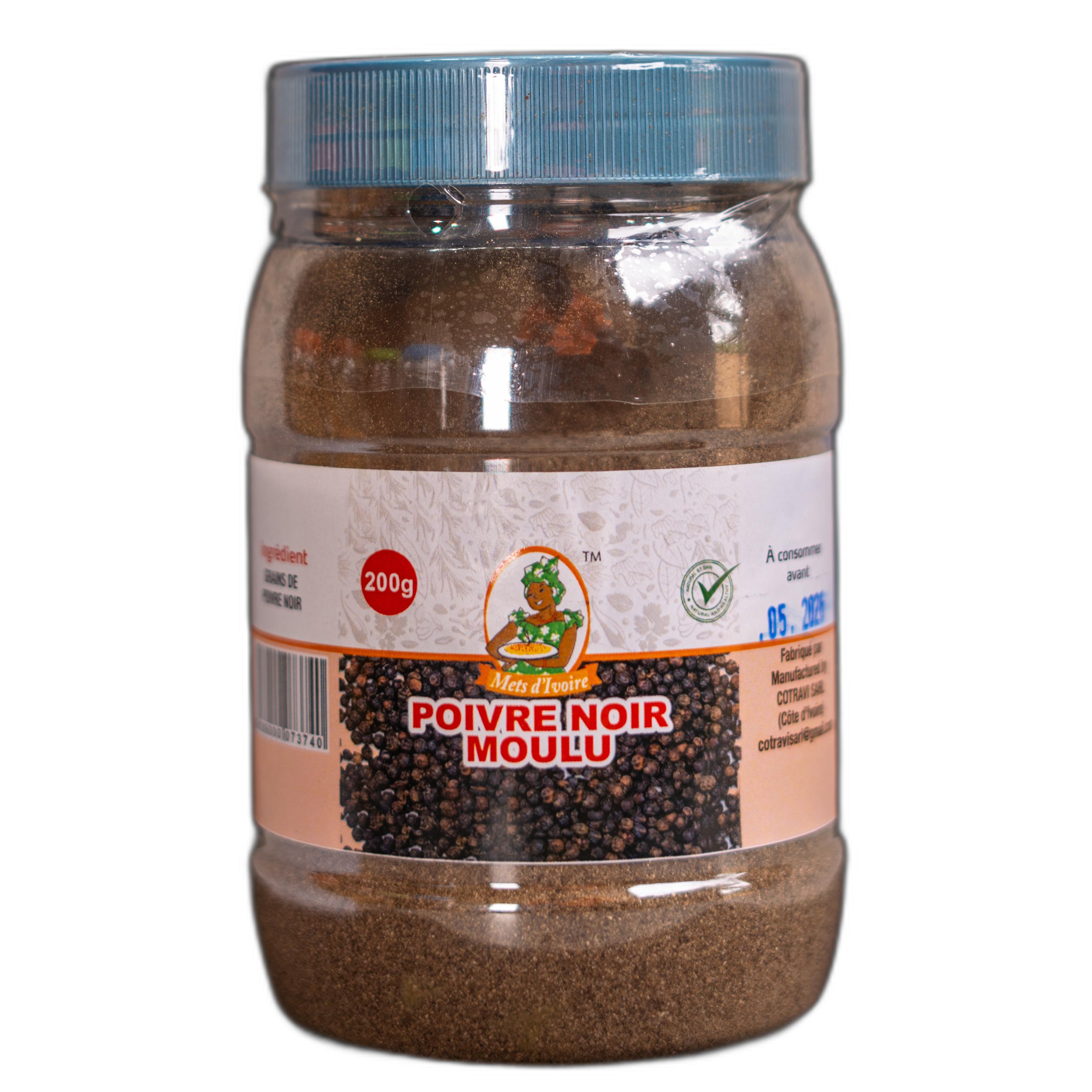 Poivre noir moulu COT 200g