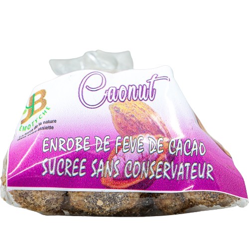 EnrobÃ© de fÃ¨ve de cacao sucrÃ© et sans conservateur d'Emotyche Sarl 45g
