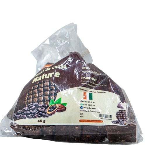 Nougat de cacao nature d'Emotyche Sarl 45g