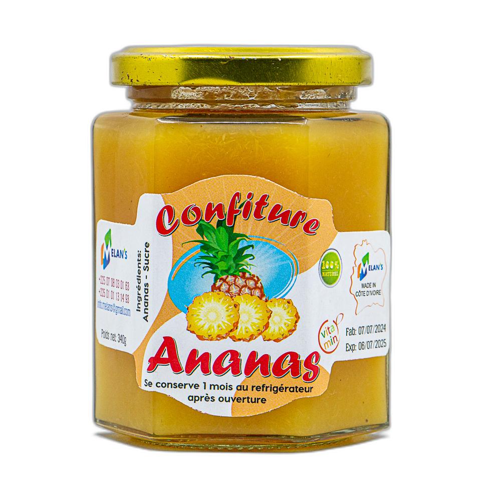 Confiture ananas de MÃ©lan's 340g