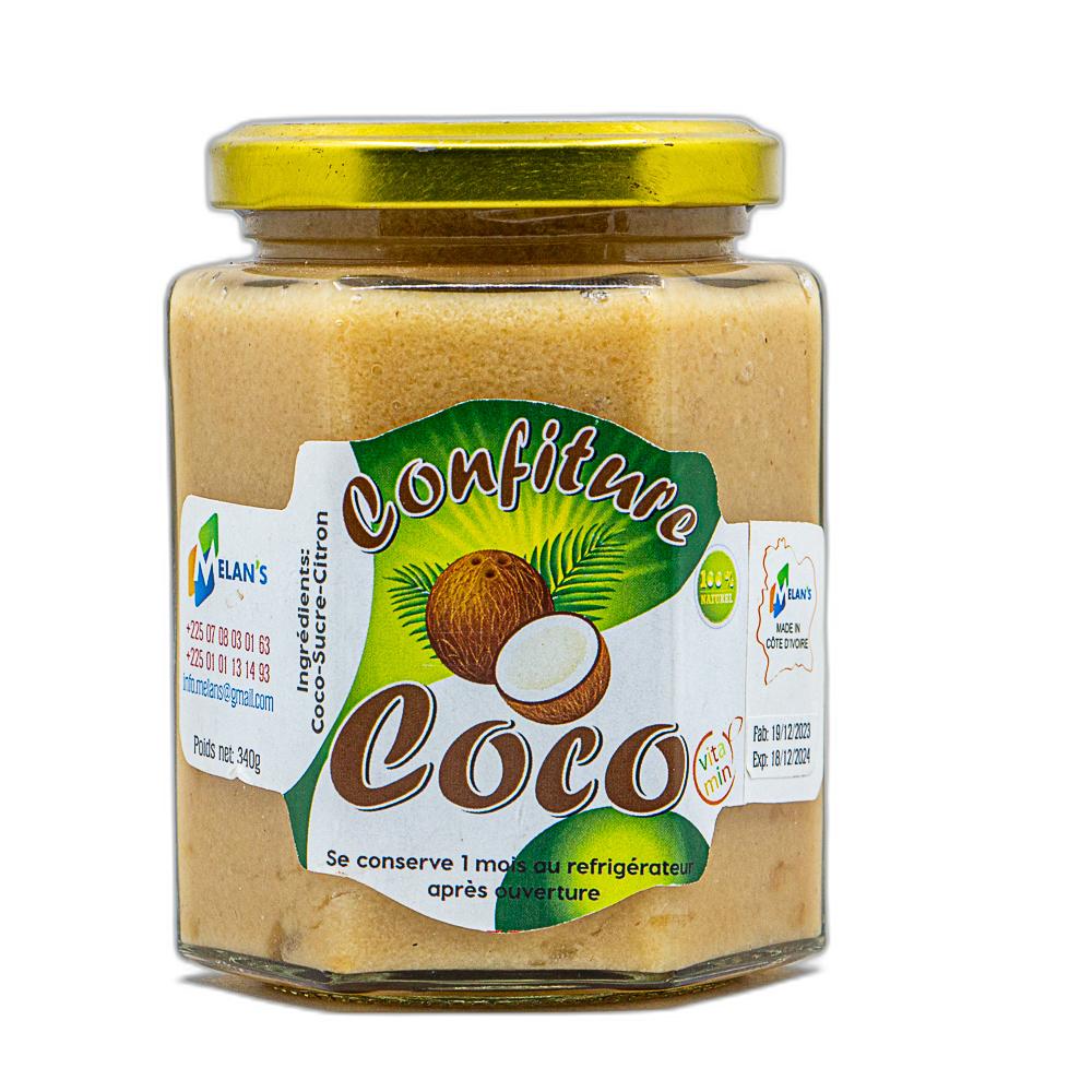 Confiture coco de MÃ©lan's 340g