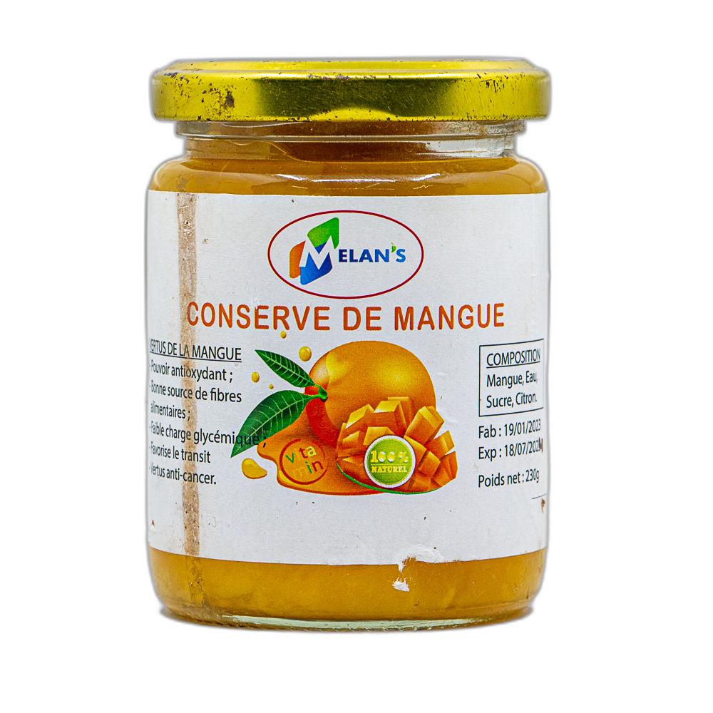 Conserve de mangue de MÃ©lan's 230g
