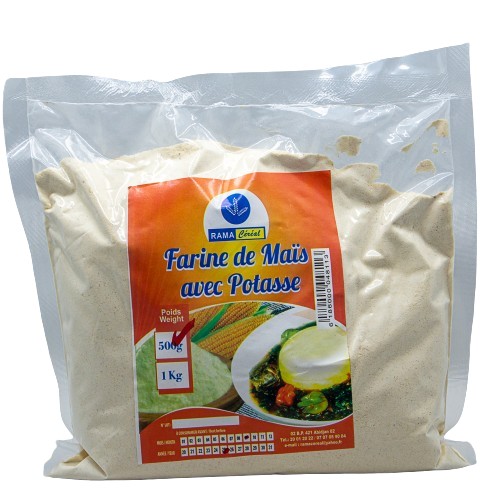 Farine de maÃ¯s avec potasse de Rama CÃ©rÃ©al 500g
