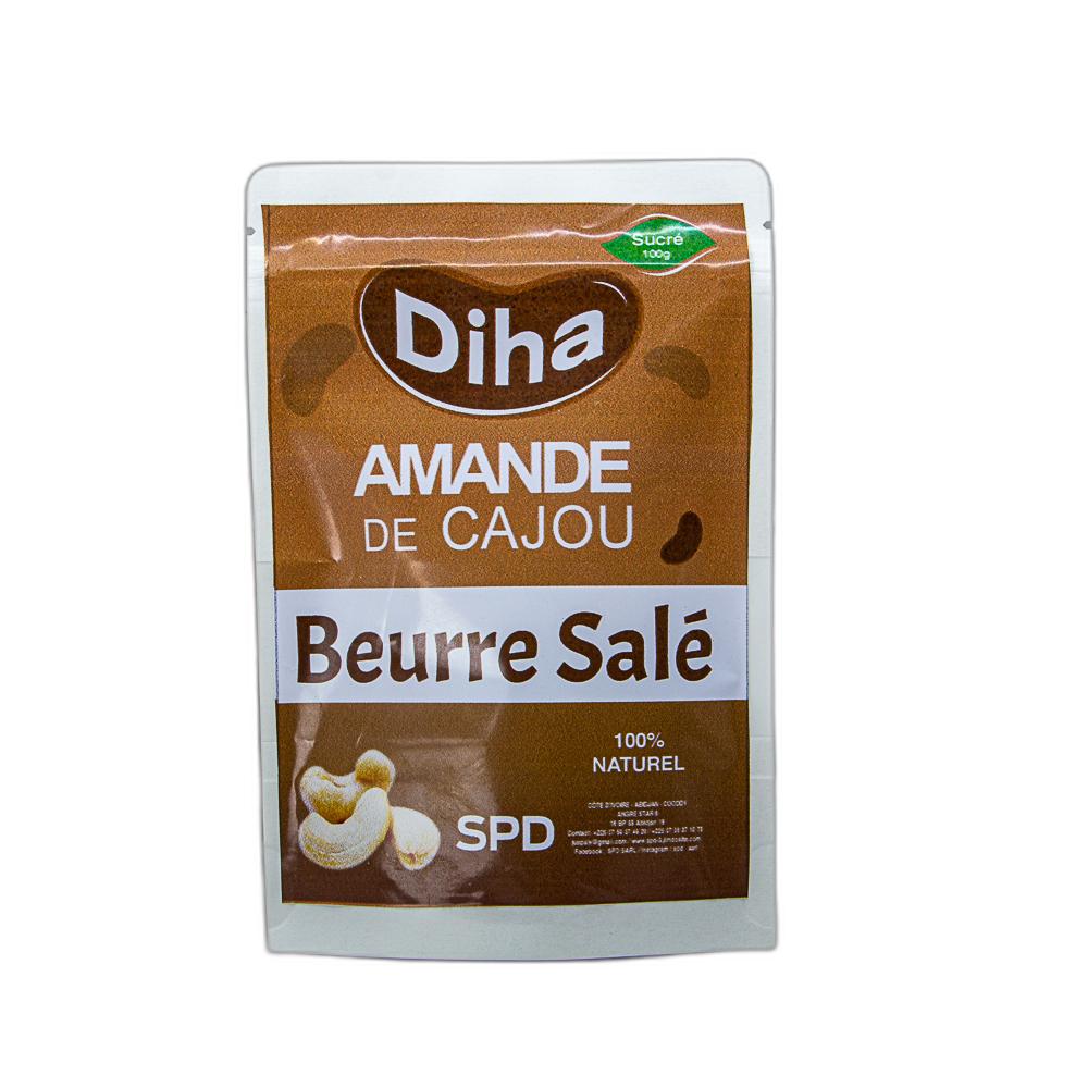 Amande de cajou au beurre sale Diha de SPD 100g