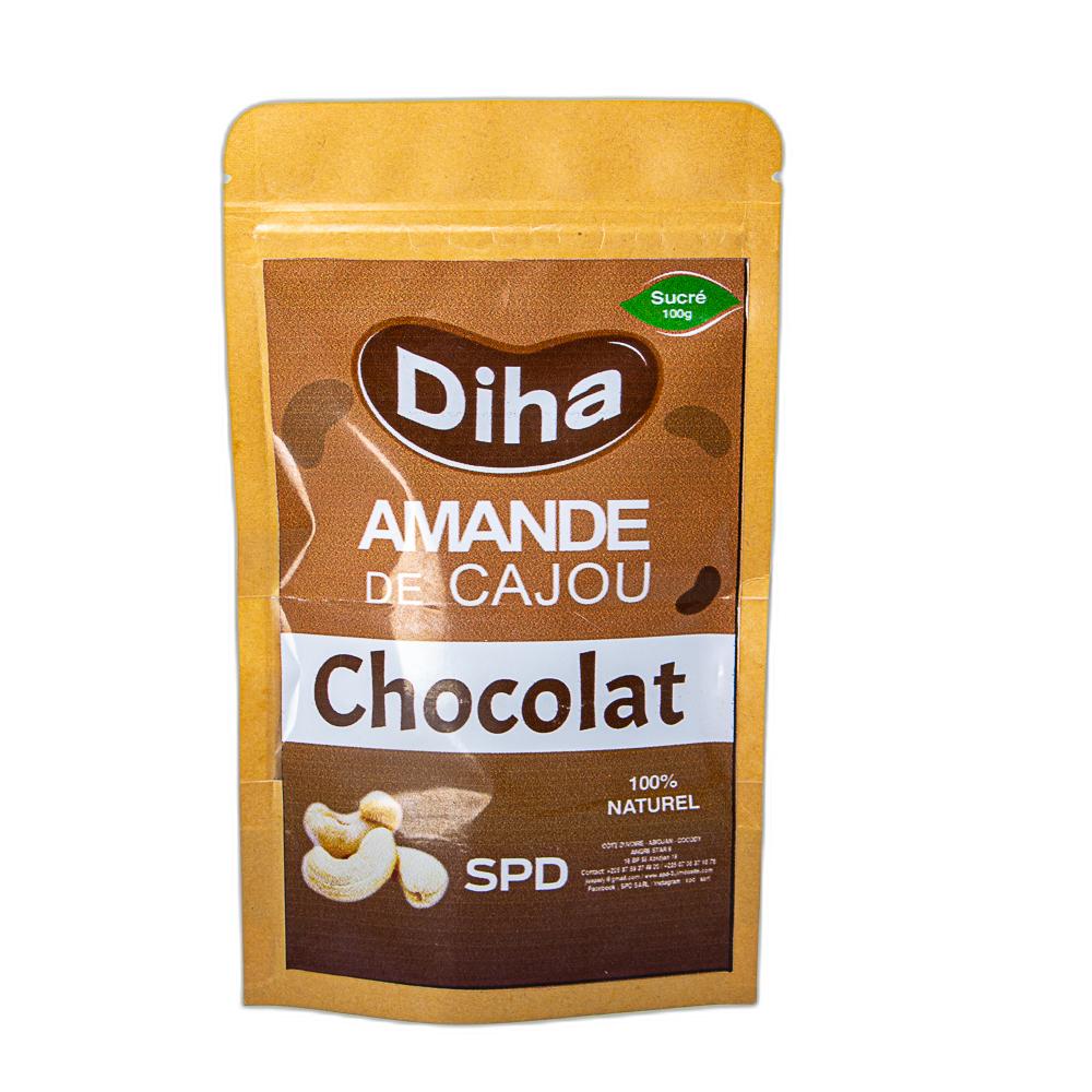Amande de cajou au chocolat Diha de SPD 100g