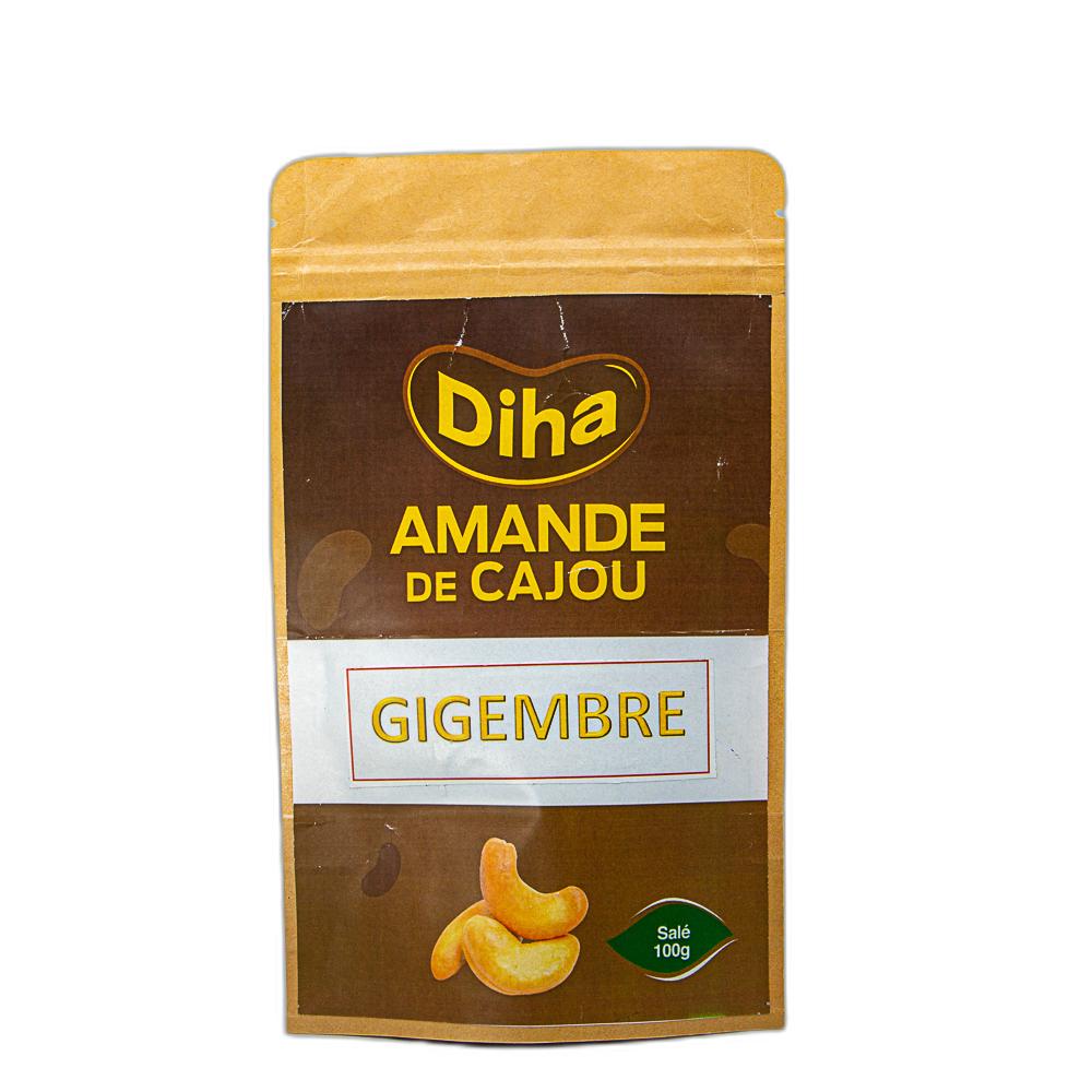 Amande de cajou au gingembre Diha DE SPD 100g