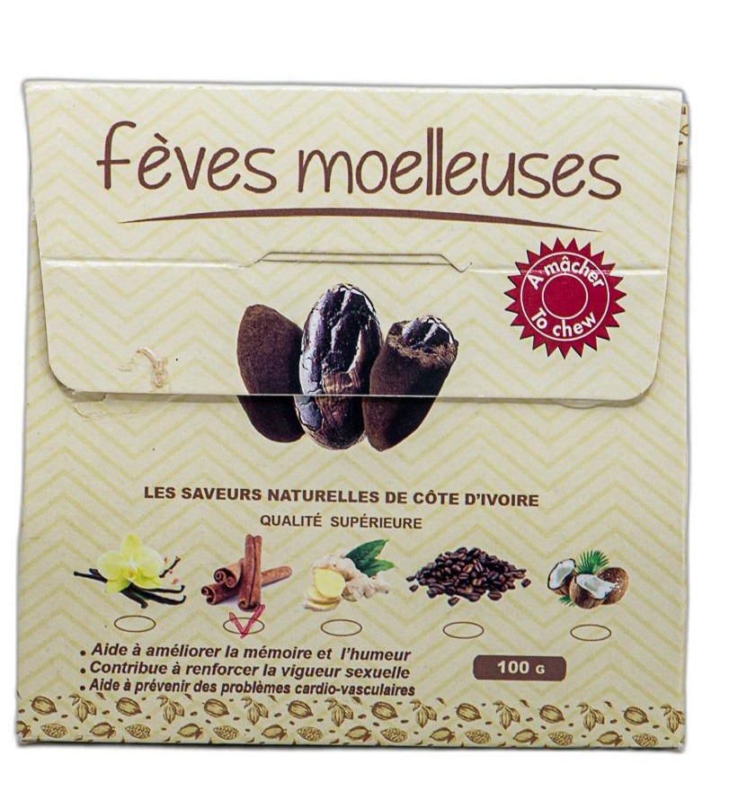 FÃ¨ves moelleuses en carton de Tout au cacao 100g
