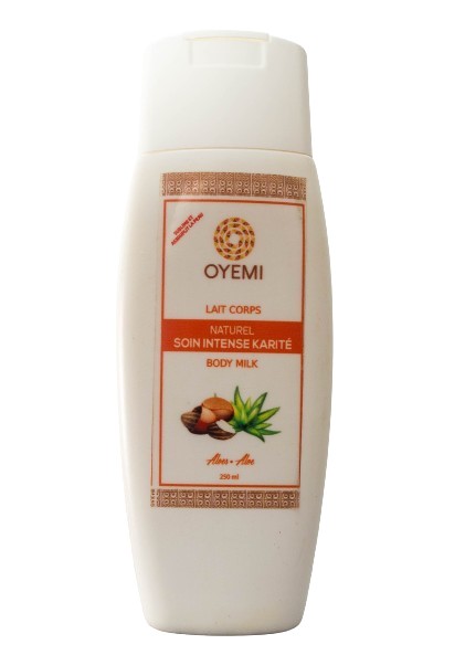 Body milk karité Aloe véra de Oyémi 250mL