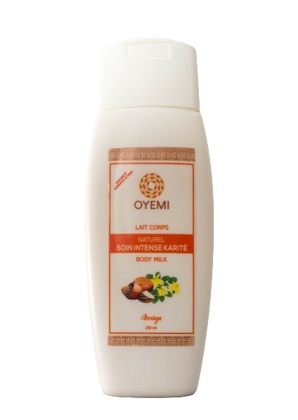 Body milk karité moringa de Oyémi 250mL