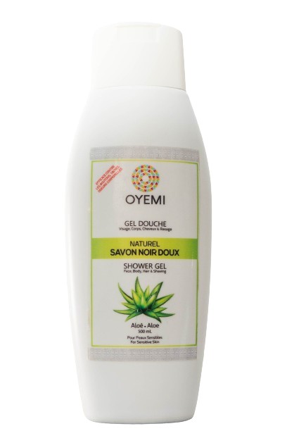 Savon noir aloe vera de Oyémi 500mL