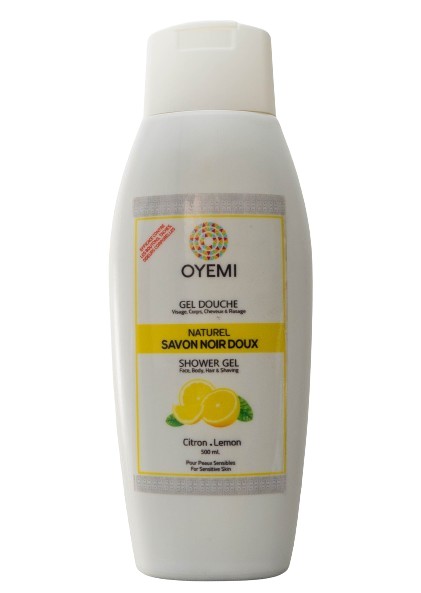 Savon noir citron de Oyémi 500mL